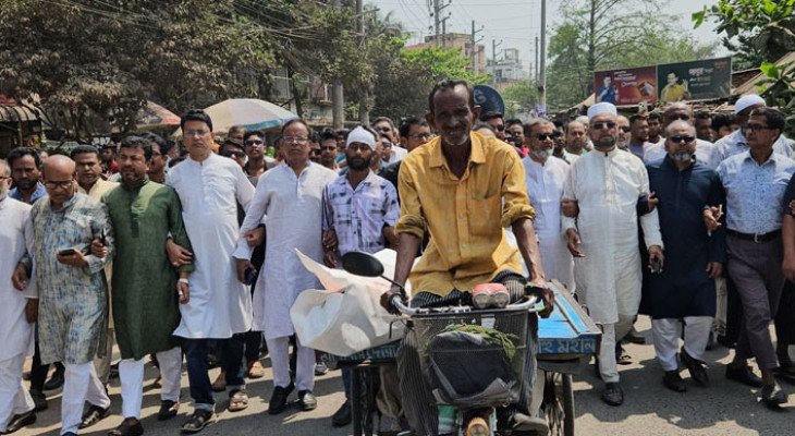 ঝিনাইদহে কৃষকদল নেতার লাশ নিয়ে বিএনপির বিক্ষোভ 
